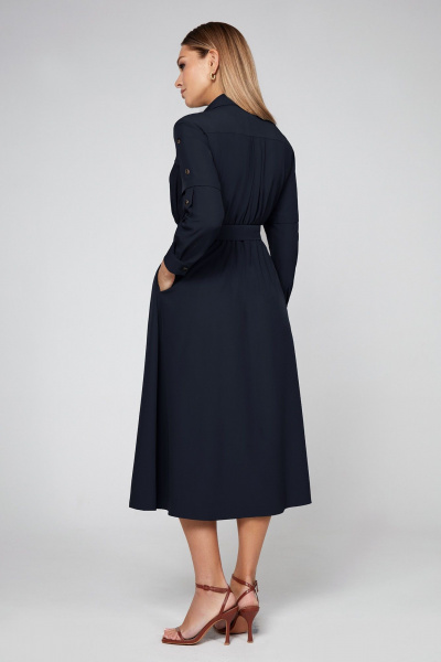 Платье Bazalini 5013 синий - фото 2