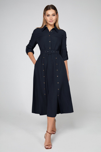 Платье Bazalini 5013 синий - фото 1