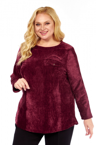 Блуза Abbi 4070 спелая_вишня - фото 10