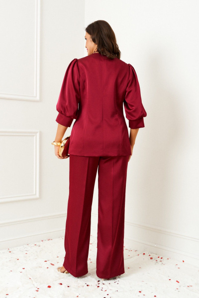 Брюки, жакет Beautiful&Free 6382 бордо - фото 7
