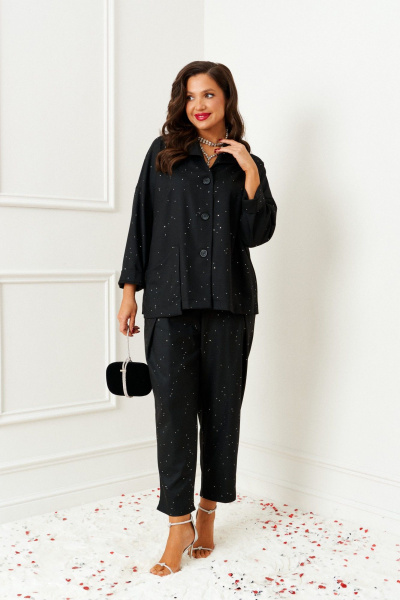 Брюки, рубашка Beautiful&Free 6393 черный - фото 5