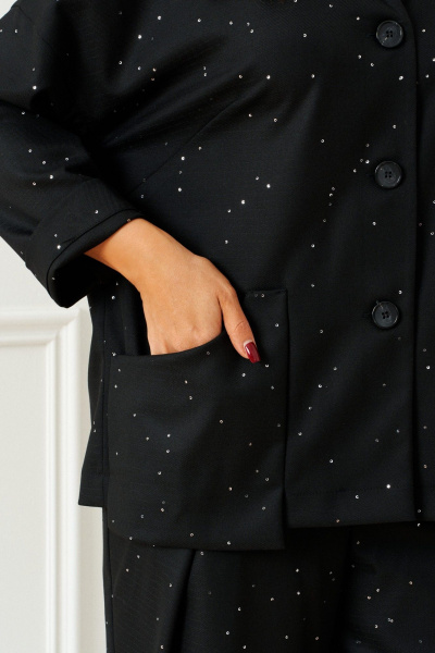 Брюки, рубашка Beautiful&Free 6393 черный - фото 8