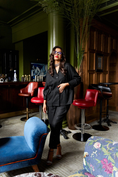 Брюки, рубашка Beautiful&Free 6393 черный - фото 9