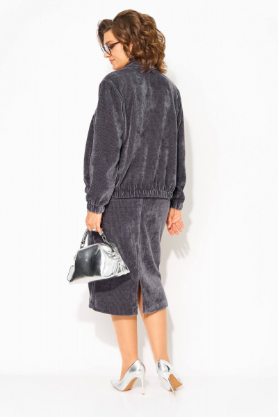 Жакет, юбка Liliana 1487 графит - фото 4
