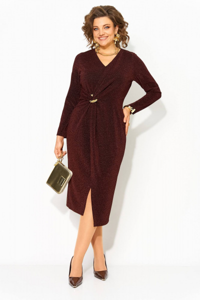 Платье Liliana 1497 шоколад - фото 5