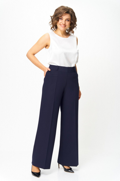 Брюки, жакет ANASTASIA MAK 1277 синий - фото 5