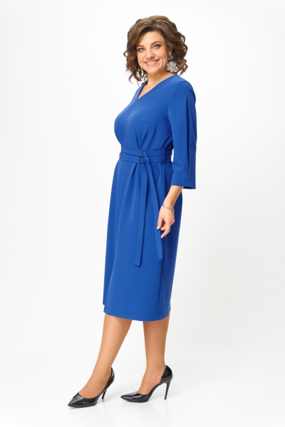 Платье ANASTASIA MAK 1294 василек - фото 5