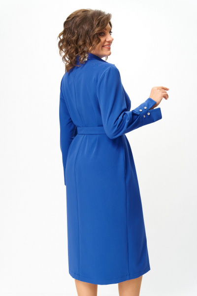 Платье ANASTASIA MAK 1296 василек - фото 12