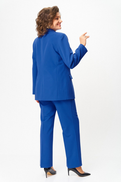 Брюки, жакет ANASTASIA MAK 1297 василек - фото 12