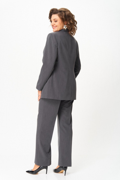 Брюки, жакет ANASTASIA MAK 1297 серый - фото 15