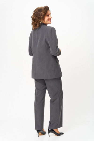Брюки, жакет ANASTASIA MAK 1297 серый - фото 14