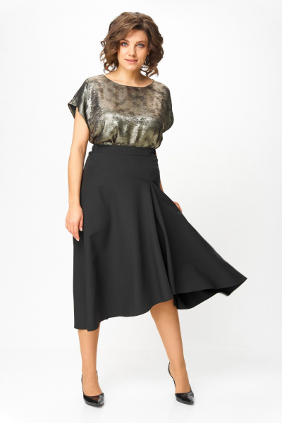 Юбка ANASTASIA MAK 1298 черный - фото 9