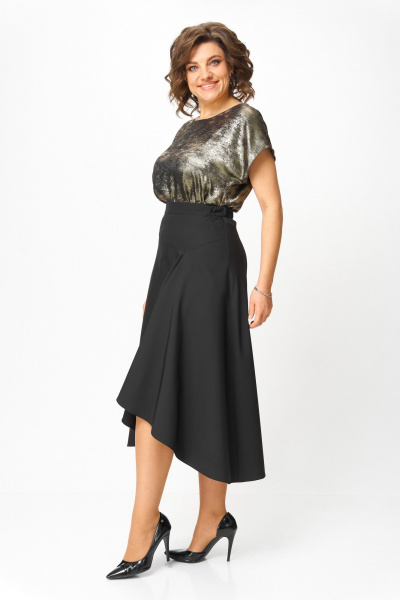 Юбка ANASTASIA MAK 1298 черный - фото 8