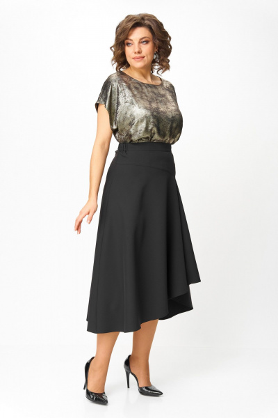 Юбка ANASTASIA MAK 1298 черный - фото 7