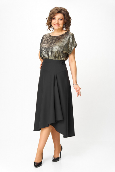 Юбка ANASTASIA MAK 1298 черный - фото 6