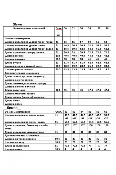 Брюки, жакет ANASTASIA MAK 1297 серый - фото 17