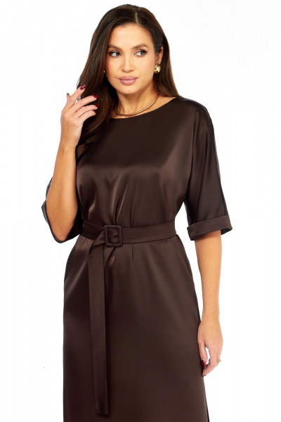 Платье Мишель стиль 1341 шоколад - фото 5