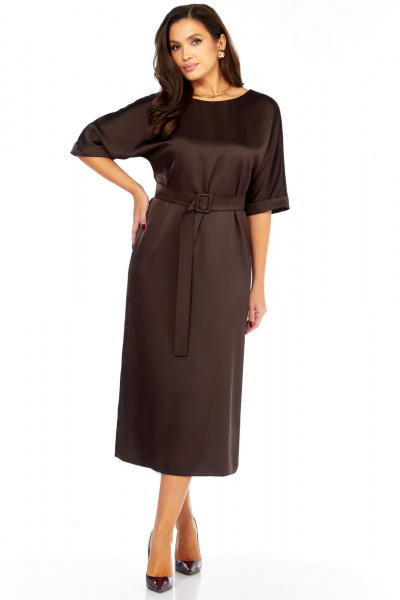 Платье Мишель стиль 1341 шоколад - фото 1