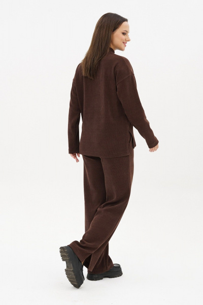 Брюки, джемпер Пинск-Стиль 274 шоколад - фото 10