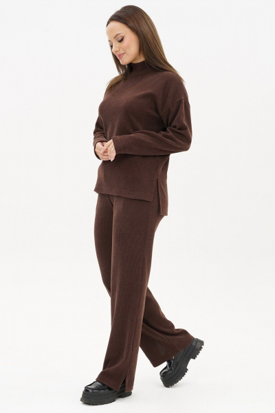 Брюки, джемпер Пинск-Стиль 274 шоколад - фото 5