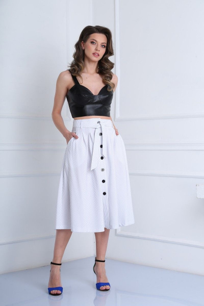 Топ SandyNa 13923/1 черный - фото 6