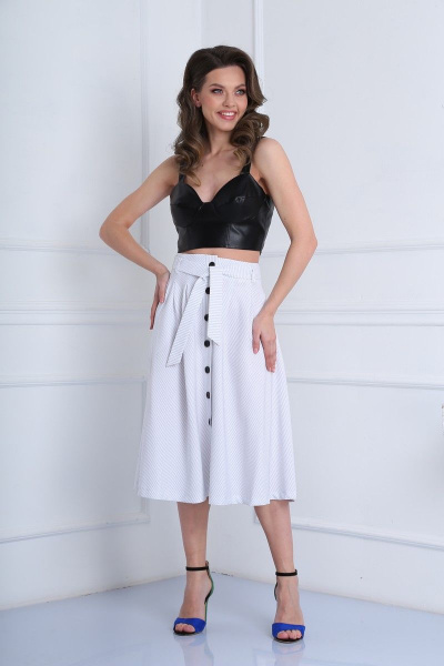 Топ SandyNa 13923/1 черный - фото 5