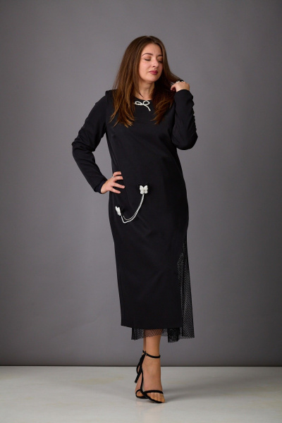 Туника, юбка Rosheli 1167 черный - фото 7