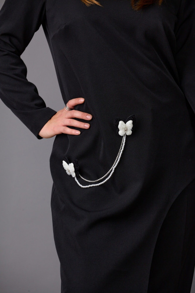 Туника, юбка Rosheli 1167 черный - фото 5