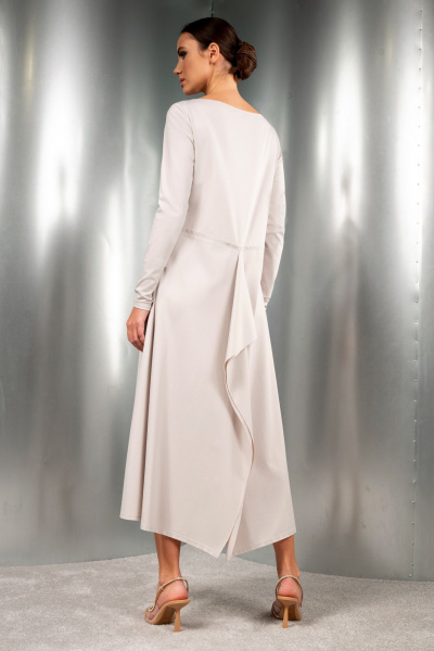 Платье Erika 7366-1 бежевый - фото 2