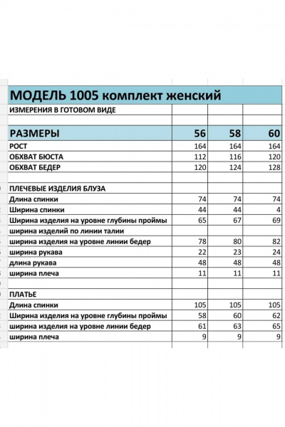 Блуза, платье БагираАнТа 1005А - фото 10