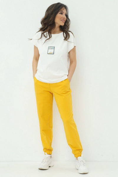 Блуза, брюки, бомбер Магия моды 1874 желтый - фото 3