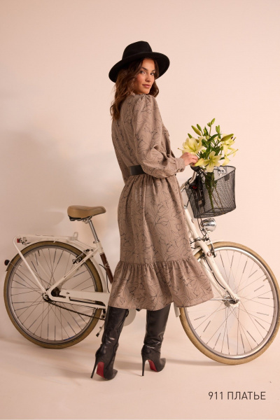 Платье NiV NiV fashion 911 капучино - фото 4