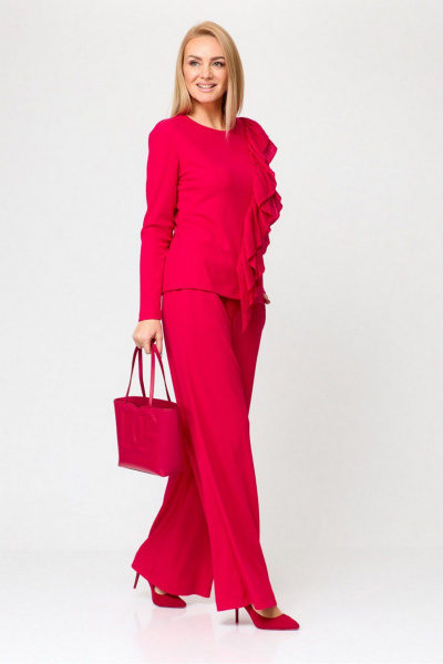Блуза, брюки Gamma Gracia 700 красный - фото 3