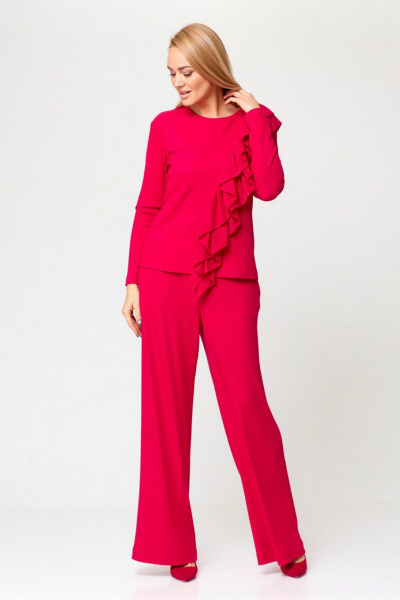 Блуза, брюки Gamma Gracia 700 красный - фото 2
