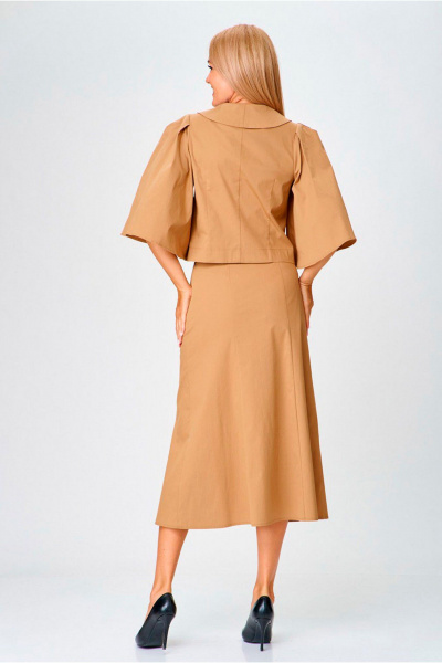 Жакет, юбка Gamma Gracia 769 бежевый - фото 6