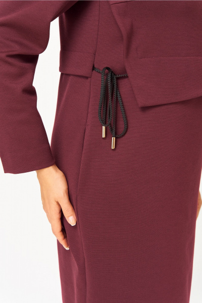Платье Bonna Image 622/11 бордовый - фото 4