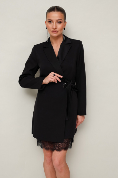 Комплект из платьЯ-пиджака и платья-комбинации в нарядном стиле PUR PUR 11-309 - фото 1