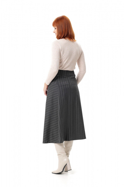 Юбка Соджи 687 серый - фото 5