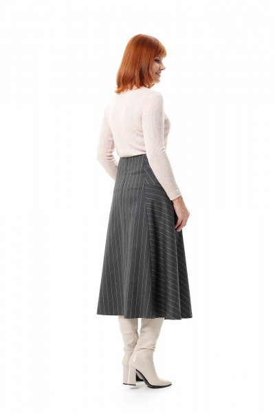 Юбка Соджи 687 серый - фото 4