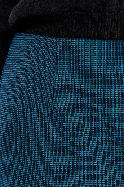 Юбка Nelva 4927 бирюзовый жаккард - фото 3