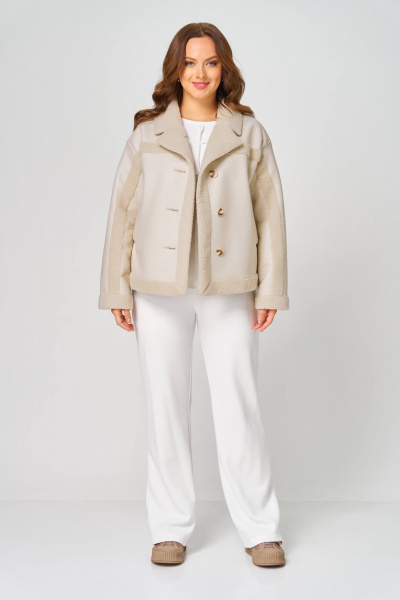 Куртка Диомант 2138 бежевый - фото 3