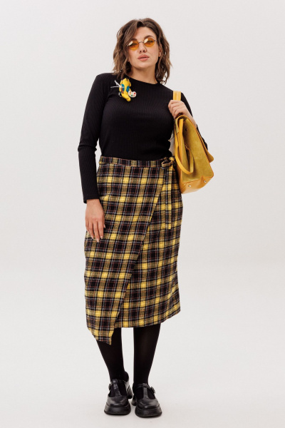 Юбка Anelli 1776 пчелиные_соты - фото 1