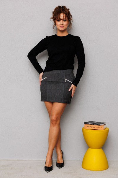 Джемпер Anelli 1770 крыло_ворона - фото 3