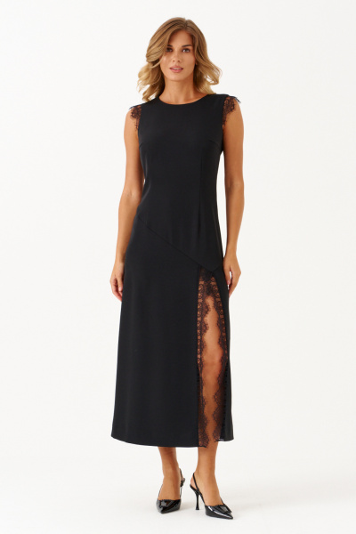 Платье Панда 117680 черный - фото 1