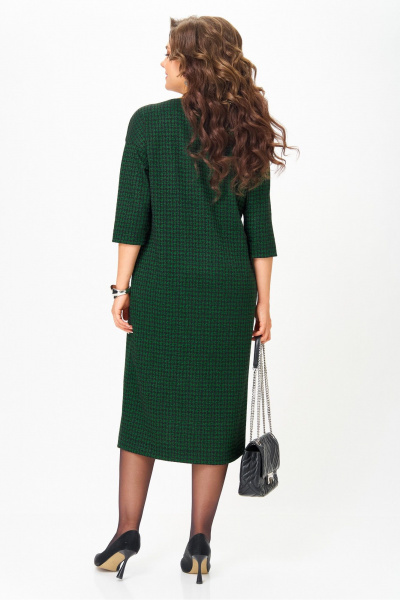 Платье Michel chic 2190 зеленый_черный - фото 5