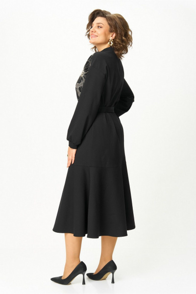 Платье Takka Plus 25-255 чёрный - фото 6