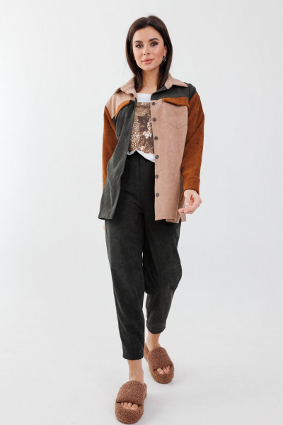 Рубашка Anelli 1748 оттенки_леса - фото 7