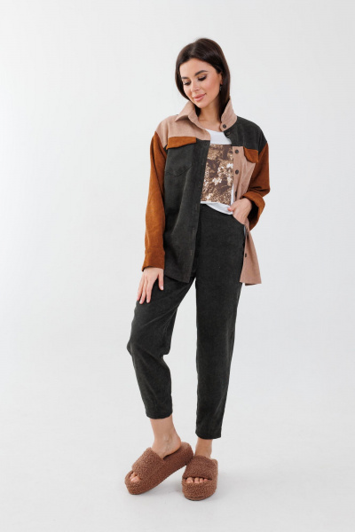 Рубашка Anelli 1748 оттенки_леса - фото 5