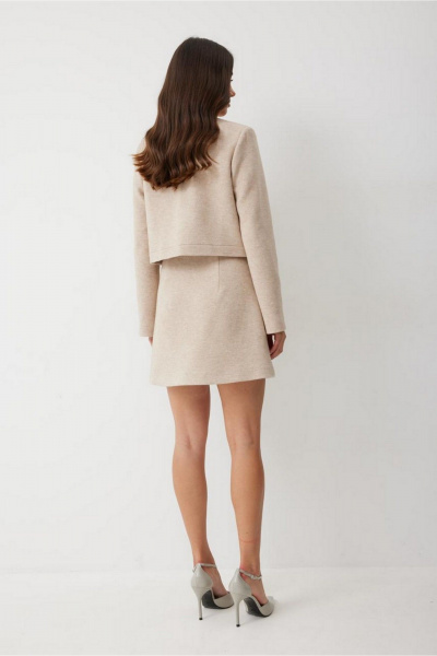 Жакет T.N.D М666/2 бежевый - фото 8