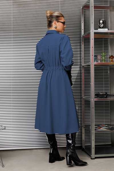 Платье Anastasia 1229.2 синий - фото 2